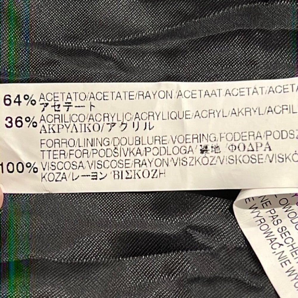 ZARA Woman Metallic Green Quilted Double Breasted Tied Trench Coat Size Medium - Picture 13 of 16